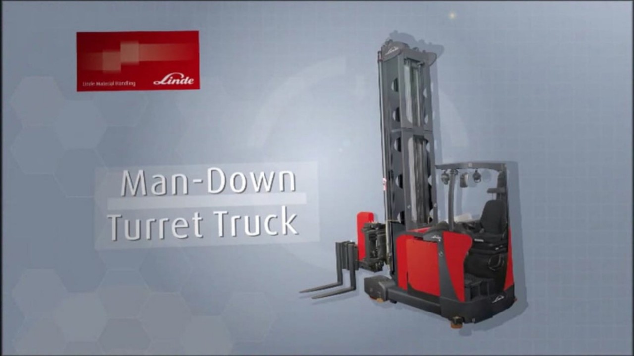 Product video about the functions and advantages of the Linde Material Handling A very narrow aisle trucks.
